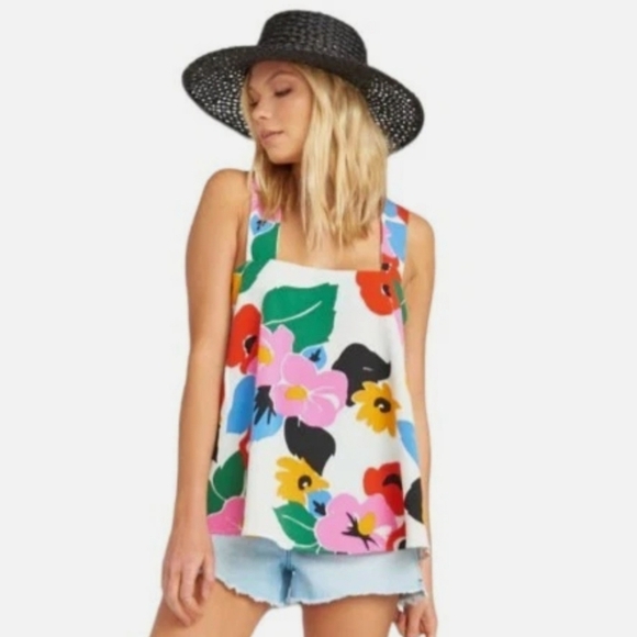 Show Me Your MuMu Tops - Show Me Your MuMu Multicolor Floral Tank